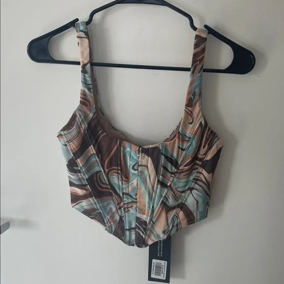 White Fox Something About You Corset Top size small NWT - Picture 5 of 6